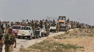 ÖSO'dan Halep'ten El Bab'a 5 bin takviye