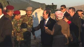 Hollande'dan Peşmergelere ziyaret