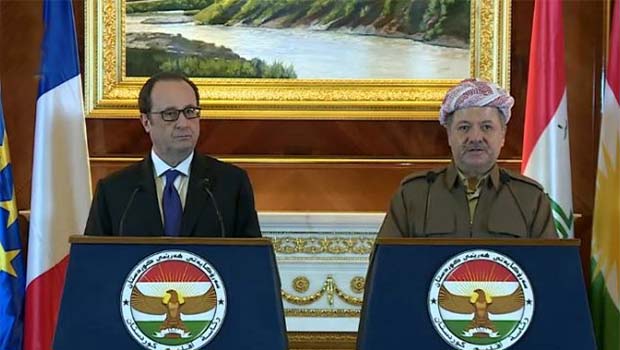 Fransa Cumhurbaşkanı'ndan Peşmergeye övgü dolu sözler