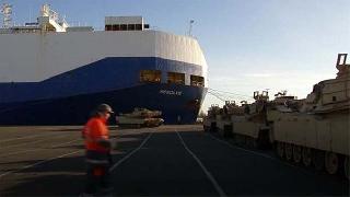 ABD'den Rusya sınırına yüzlerce tankla çıkarma