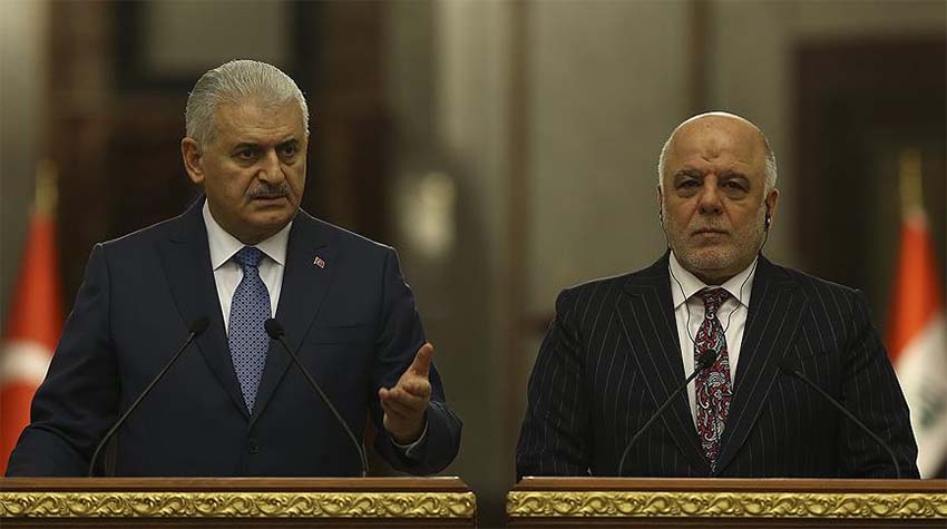 İbadi ile görüşen Yıldırım'dan Başika açıklaması