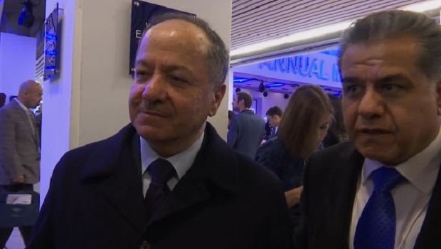 Başkan Barzani'nin Davos temasları sürüyor