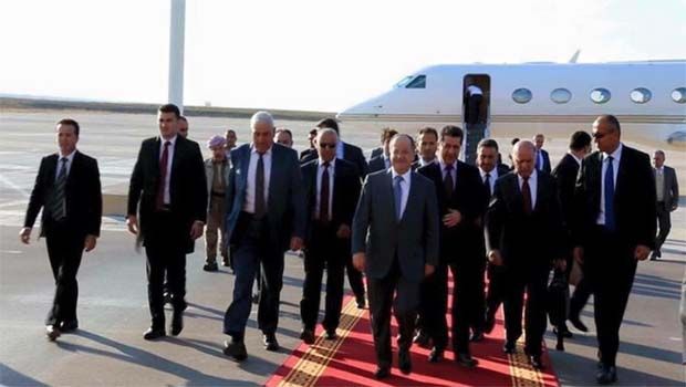 Başkan Mesud Barzani Kürdistan'a döndü