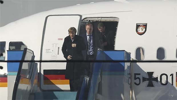 Almanya Başbakanı Merkel Türkiye'de