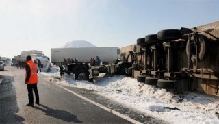 Batman'da 10 araç birbirine girdi