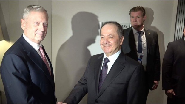 Başkan Barzani, ABD Savunma Bakanı ile görüştü