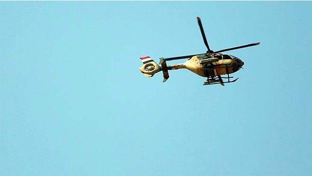 Musul'da askeri helikopter düştü!