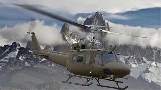 Yunanistan'da askeri helikopter düştü