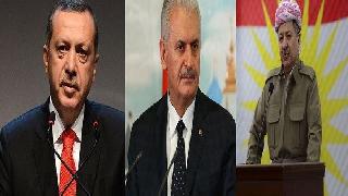 Erdoğan ve Yıldırım'dan, Başkan Barzani'ye başsağlığı telefonu