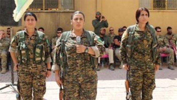 ABD'li askerler QSD'nin yemin törenine katıldı
