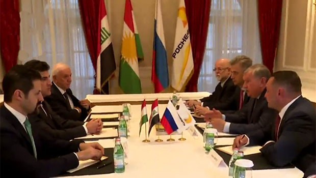 Kürdistan heyeti, Rus Petrol deviyle görüştü