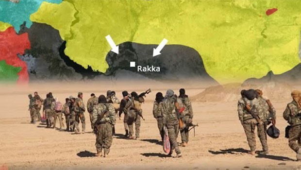 QSD Rakka kent merkezi sınırında