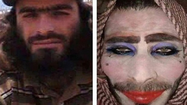 Kadın kılığında yakalandı! Sakalları kesmeyi unutunca...