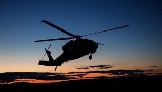 Alman askeri helikopteri düştü
