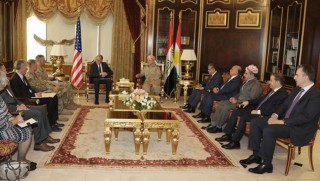 Koalisyon Komutanı'ndan Başkan Barzani'ye veda ziyareti
