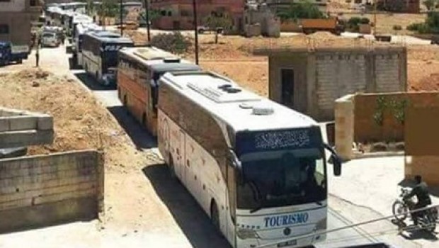 Koalisyon uçakları IŞİD konvoyunu bombalandı