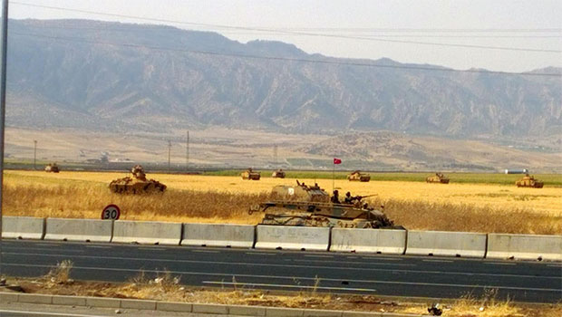 TSK, Habur Sınır Kapısı'nda Askeri Tatbikat Başlattı
