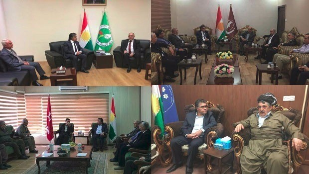 PAK'tan Güney Kürdistan partilerine ziyaret