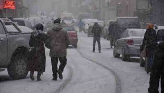 Ardahan'da hava sıcaklığı eksi 17 dereceyi gördü!