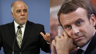 Macron, Barzanî görüşmesi sonrası İbadi'yi telefon ile aradı