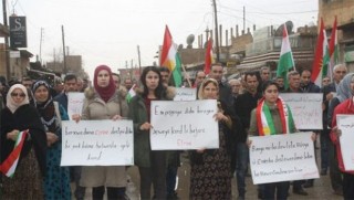 ENKS, Afrin için yürüyüş düzenledi