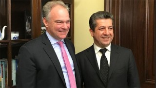 Mesrur Barzani, Senatör Tim Kaine ile bir araya geldi