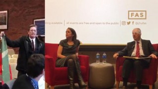 ABD'de YPG'ye desteği eleştiren İlker Başbuğ'a protesto! 