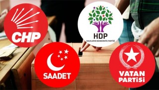 CHP, HDP, Saadet ve Vatan Partisi'nden iş birliği için uzlaşı