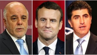 Fransa Cumhurbaşkanı'ndan Neçirvan Barzani ve Abadi’ye mesaj
