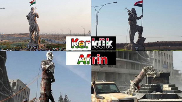 Efrin hikayesi, hendekle devam eden Kerkük'ün devamıdır