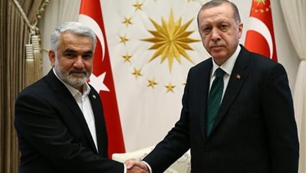 Erdoğan, Hüda-Par Genel Başkanı Yapıcıoğlu'nu kabul etti
