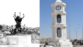 Yıkılan Newroz Anıtı’nın yerine saat kulesi!