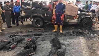 Erbil'de feci kaza... Yanarak can verdiler!