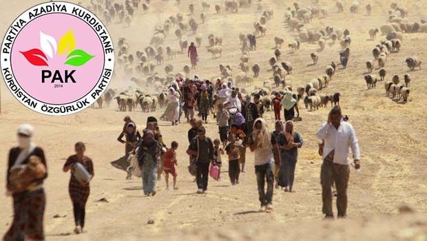 PAK: Şengal katliamını lanetliyoruz