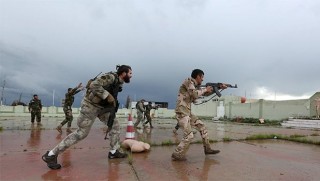 İtalya'nın eğittiği Peşmergelerden askeri tatbikat!