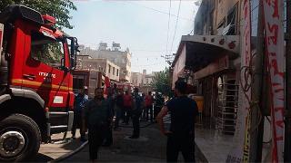 Kilis'te fırında yangın; mahsur kalanlar var