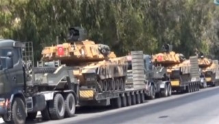 İdlib sınırına askeri sevkiyat sürüyor