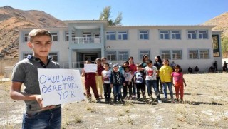 2016'da inşaatı bitti... Kürt ilçesinde okul var Öğretmen yok!