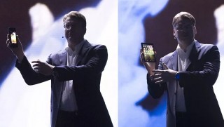 Samsung katlanabilen yeni telefonunu tanıttı