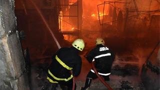 Kerkük'te Kayseri Çarşısı'nda yangın