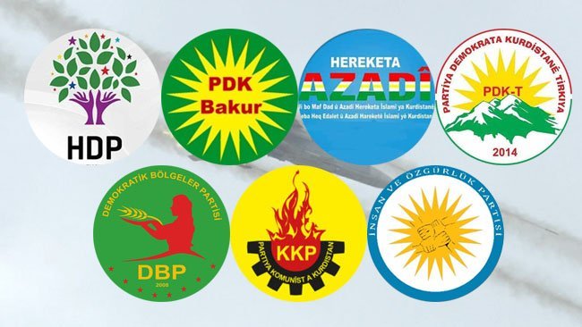 7 Kürt partisinden ortak açıklama: Türkiye'ye bombardıman çağrısı