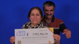 Kürt aile lotodan 8 milyon dolar kazandı