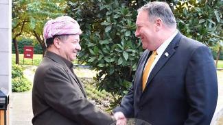 Başkan Mesud Barzani, Mike Pompeo ile biraraya geldi