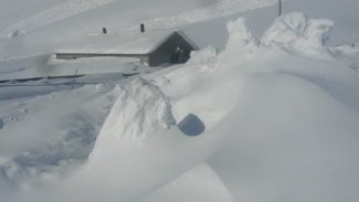 Bingöl'ün Karlıova ilçesinde çığ düştü