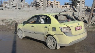 Rakka kent merkezinde patlama