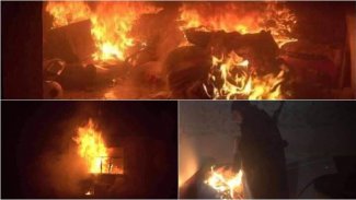 IŞİD Hanekin'de Kürtlerin evini ateşe verdi