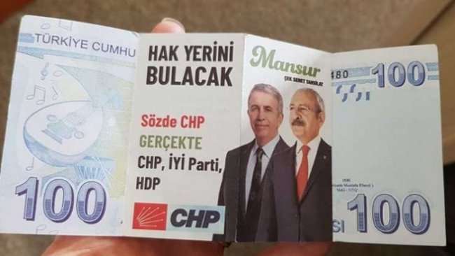 CHP'nin adayı Mansur Yavaş hakkında sahte bildiri dağıtıldı