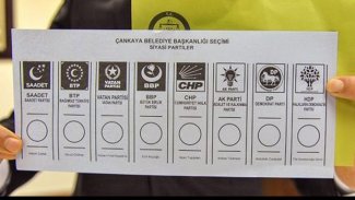 İşte 31 Mart'ta kullanılacak oy pusulası!