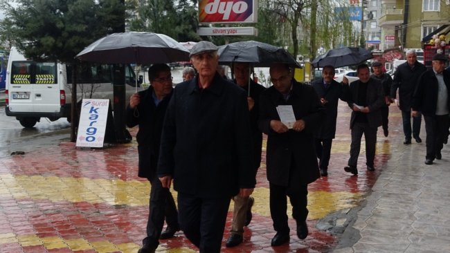 Yurtsever Demokrat İttifak'tan esnaf ziyareti ve bildiri dağıtımı