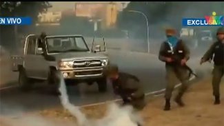 Venezuela'da taraftar arasında çatışma başladı